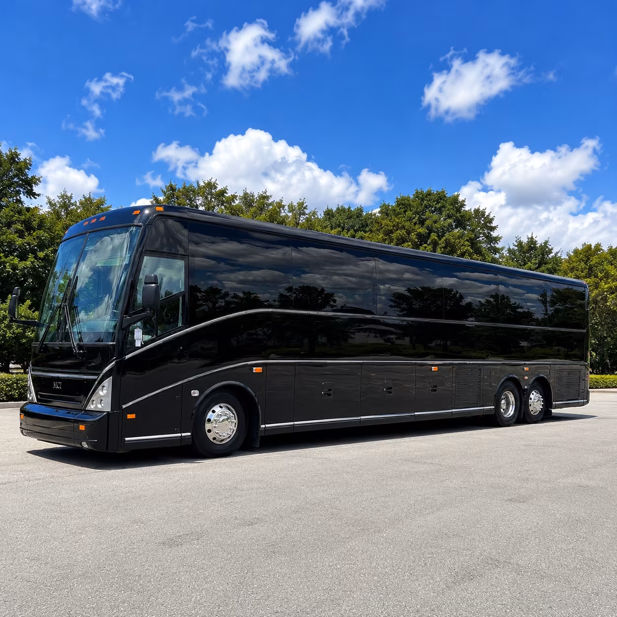 one bus handles the whole group for utah valley convention center conferences