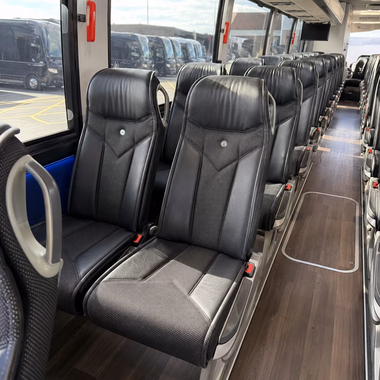 provo charter bus rental inside